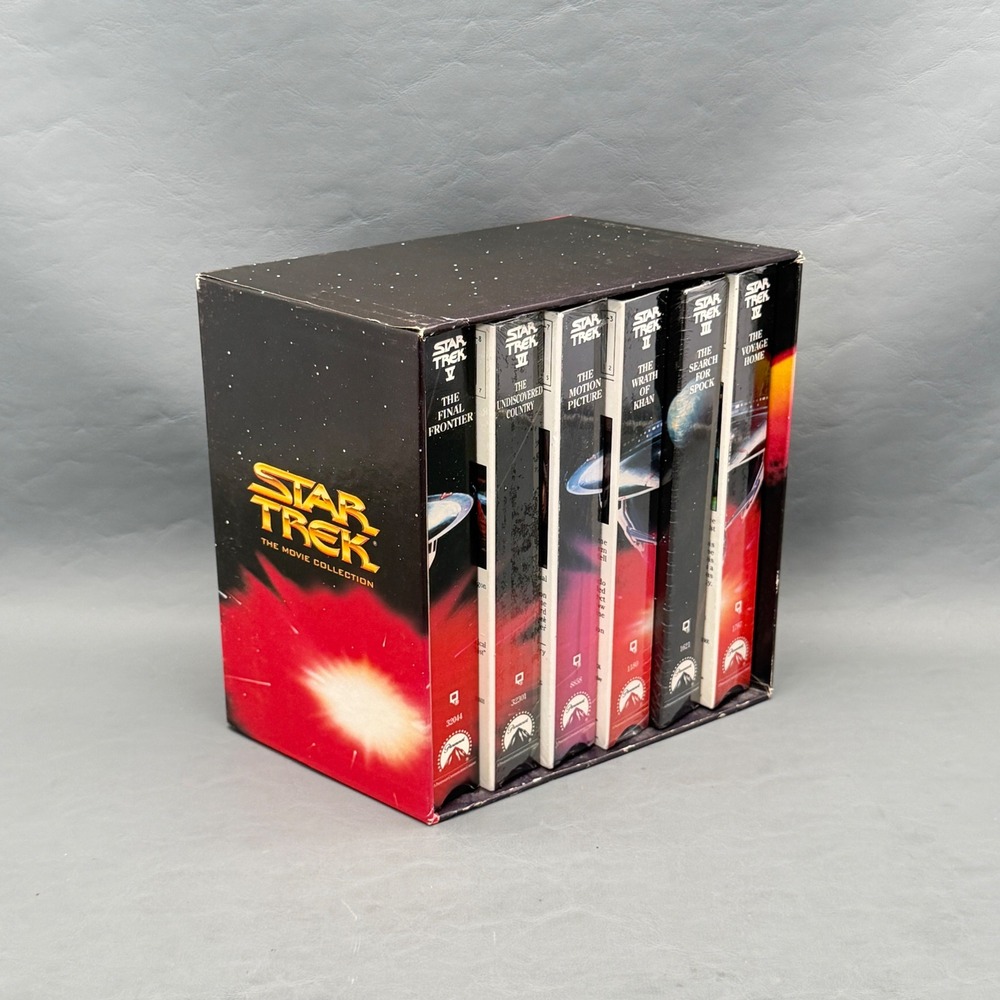 Star Trek The Movie Collection VHS Box Set 1993 Paramount Pictures 15169